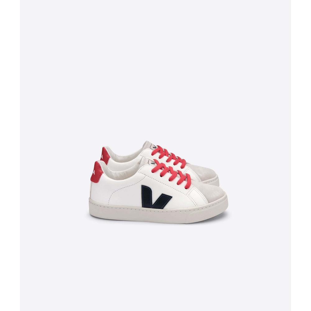 Veja ESPLAR LACES CHROMEFREE Schoenen Kinderen White/Black/Red | BE 732OKI